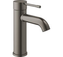Смеситель для раковины GROHE Essence без донного клапана, S-Size, темный графит матовый 24172AL1