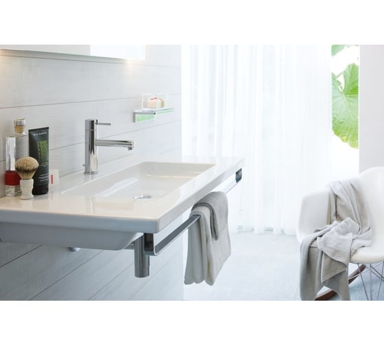 Полотенцедержатель для раковины Laufen Living Square хромированный, 750 мм 00032864 3.8143.6.004.000.1