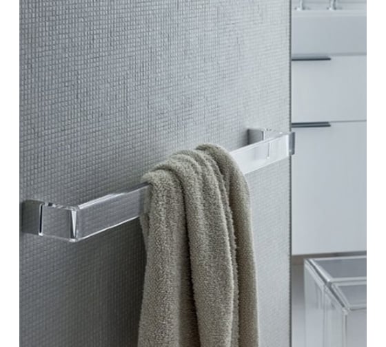 Полотенцедержатель Laufen K BY 300 мм, прозрачный кристалл 00037091 3.8133.0.084.000.1