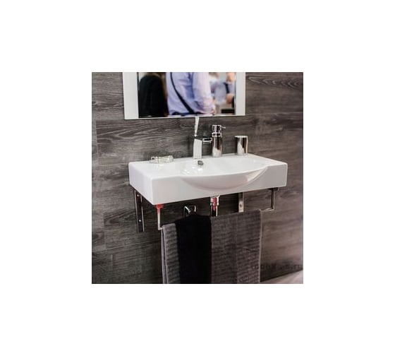Кронштейн с полотенцедержателем Sanita Luxe Infinity крепежи в комплекте 00020946 CS00020946