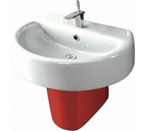 Полупьедестал Sanita Luxe Best красный, в комплекте с креплением 00020203 BSTSLSP03
