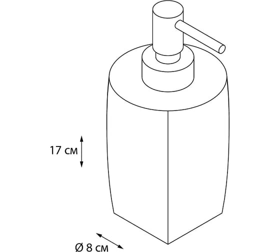 Дозатор для жидкого мыла Fixsen FX-270-1 Balk 00059500
