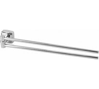 Полотенцедержатель Fixsen FX-61302A Kvadro двойные рога 00038344