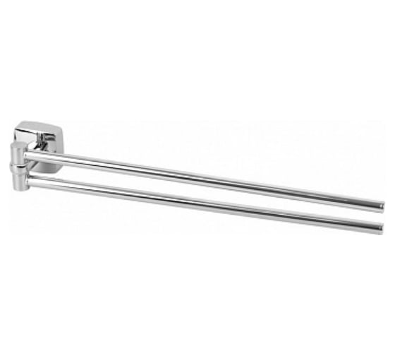 Полотенцедержатель Fixsen FX-61302A Kvadro двойные рога 00038344