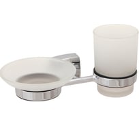 Мыльница + подстаканник Fixsen FX-61306 08 Kvadro 00038445