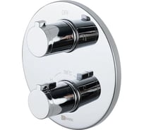 Смеситель термостатический для ванны и душа встраиваемый Lemark Йети с 2-функц. дивертором, без аксессуар LM7827C