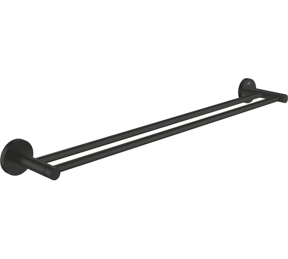 Держатель для полотенец Grohe Essentials двойной, матовый черный 1024732430 1