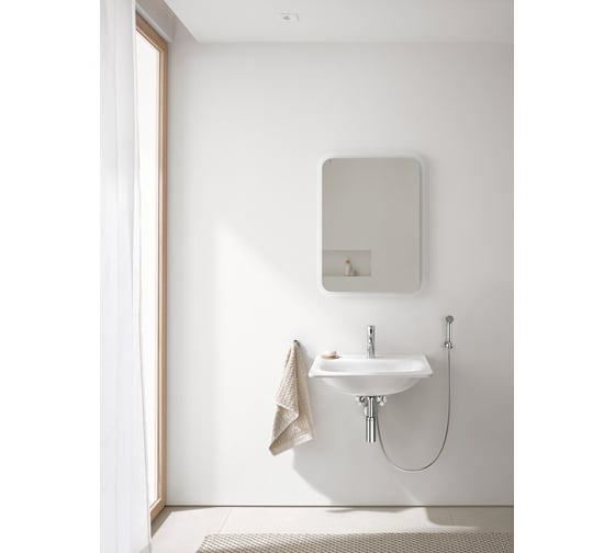 Смеситель для раковины GROHE Essence с гигиеническим душем, S-Size, хром 24189000