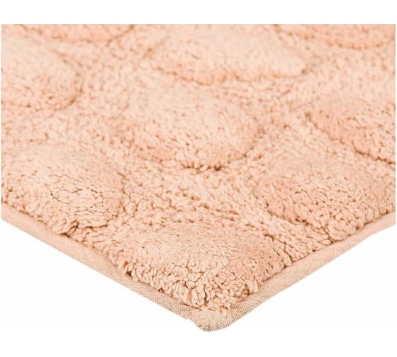 Мягкий коврик  для ванной комнаты VERRAN Stones 50x80 см, цвет бежевый 024-60