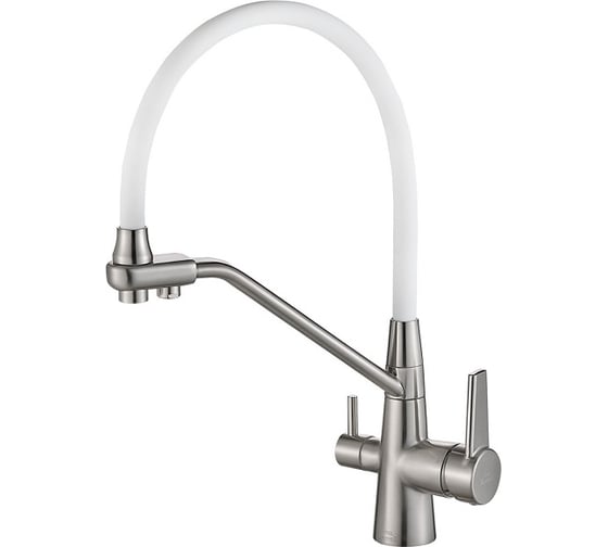 Смеситель для кухонной мойки ZorG Steel Hammer SH 903-8 SATIN 1