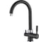 Смеситель для кухонной мойки ZorG Steel Hammer SH 713 BLACK CR 1