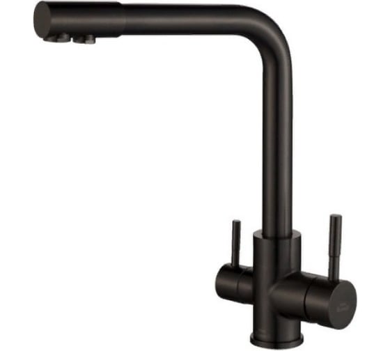 Смеситель для кухонной мойки ZorG Steel Hammer SH 801 INOX GRAFIT PVD 1