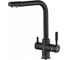 Смеситель для кухонной мойки ZorG Steel Hammer SH 552 BLACK CR 1