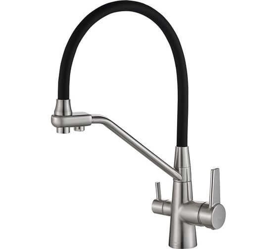 Смеситель для кухонной мойки ZorG Steel Hammer SH 903-6 SATIN 1