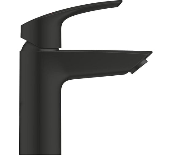Смеситель для раковины GROHE Eurosmart без донного клапана, S-Size, матовый черный 324672433