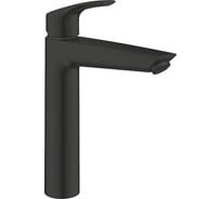 Смеситель для раковины GROHE Eurosmart без донного клапана, XL-Size, матовый черный 239712433