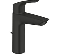Смеситель для раковины GROHE Eurosmart с донным клапаном, M-Size, матовый черный 233222433