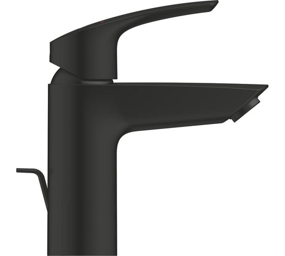Смеситель для раковины GROHE Eurosmart с донным клапаном, S-Size, матовый черный 332652433