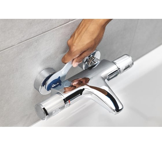 Термостат для ванны Grohe Precision Start внешнего монтажа, матовый черный 345982430
