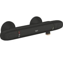 Термостат для душа Grohe Grohtherm 800 внешнего монтажа, матовый черный 1022022430