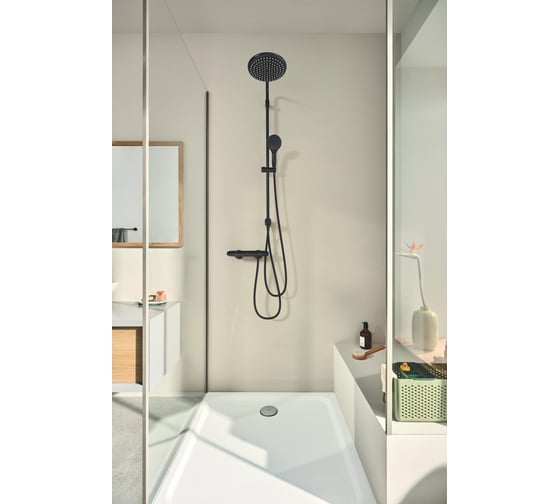 Термостат для душа Grohe Grohtherm 800 внешнего монтажа, матовый черный 1022022430