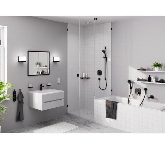 Смеситель для раковины Hansgrohe HG Logis 100, однорычажный, без сливного набора, мч 71101670