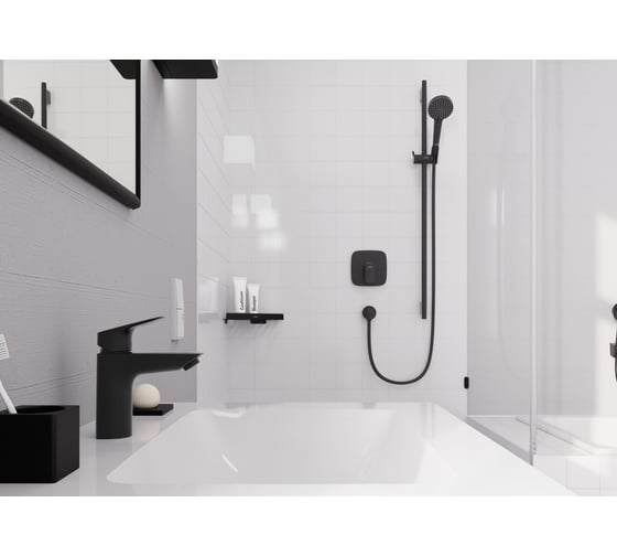 Смеситель для раковины Hansgrohe HG Logis 100, однорычажный, без сливного набора, мч 71101670