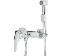 Смеситель настенный с гигиеническим душем Lemark Линара, хром LM0418C