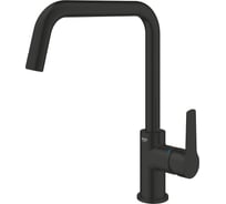 Смеситель для кухонной мойки GROHE Start с высоким поворотным изливом, матовый черный 304702430