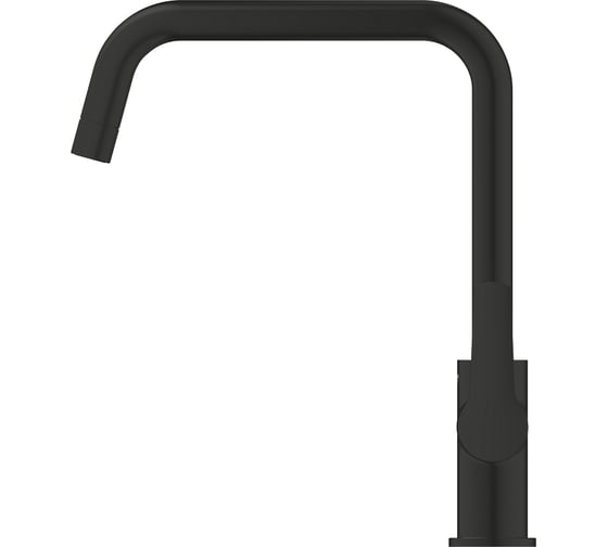 Смеситель для кухонной мойки GROHE Start с высоким поворотным изливом, матовый черный 304702430