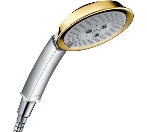 Ручной душ Hansgrohe Raindance Classic 100 3jet, хром/под золото 28548090 00053026