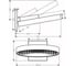 Верхний душ Hansgrohe Rainfinity 360 1jet с настенным креплением, хром 26230000 00056508 3