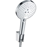 Душевой набор Hansgrohe Raindance Select S 120 3jet с держателем и шлангом 160 см 26721400 00050619