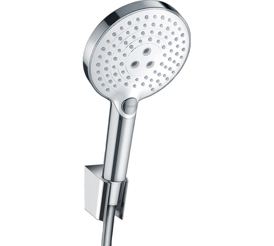 Душевой набор Hansgrohe Raindance Select S 120 3jet с держателем и шлангом 160 см 26721400 00050619