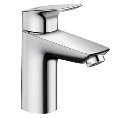 Однорычажный смеситель для раковины Hansgrohe Logis 100 с донным клапаном 71102000 00020242