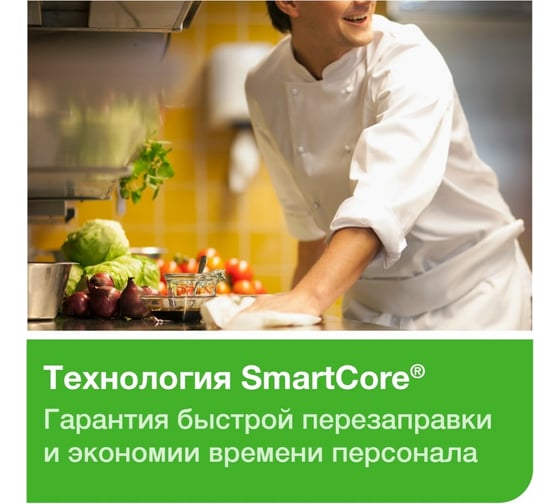 Диспенсер для полотенец TORK Reflex с центральной вытяжкой мини, cистема М3 белый 605963