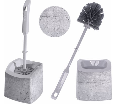 Комплект ёрш + подставка для туалета YORK СТАЙЛ ЛОФТ 064085