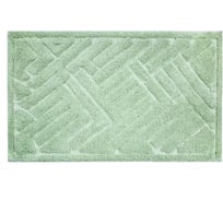 Коврик для ванной Bath Plus Block хлопок, 50х80 см, зеленый 5599-4