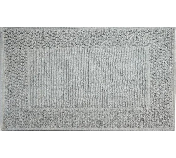 Коврик для ванной Bath Plus Bubble хлопок, 50х80 см, серый 5596-2 1