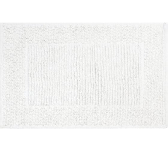 Коврик для ванной Bath Plus Bubble хлопок, 50х80 см, белый 5596-1