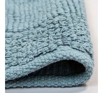 Коврик для ванной Bath Plus Bubble хлопок, 50х80 см, серо-голубой 5596-5