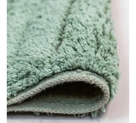 Коврик для ванной Bath Plus Crescent хлопок, 50х80 см, зеленый 5075-4