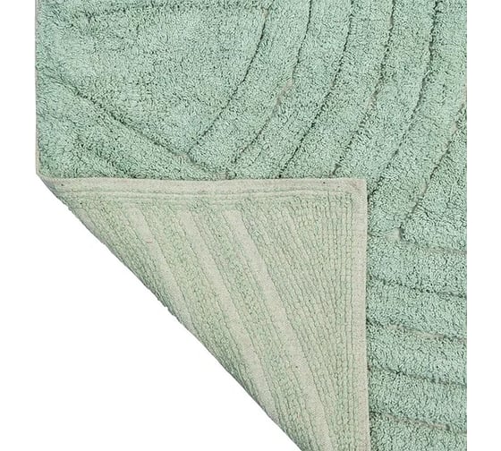 Коврик для ванной Bath Plus Crescent хлопок, 50х80 см, зеленый 5075-4