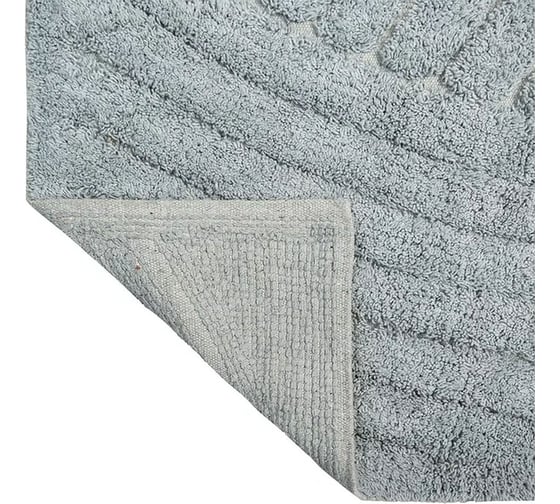 Коврик для ванной Bath Plus Crescent хлопок, 50х80 см, серый 5075-2