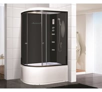 Душевая кабина NIAGARA NG-214-01RN 1200x800x2200 мм, высокий поддон 48 см мм, стекло тонированное 4 места 2140134RN