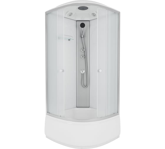 Душевая кабина NIAGARA NG-14 800x800x2150 мм, высокий поддон 40 см, стекло матовое 7307