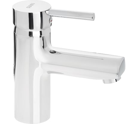 Смеситель для раковины RAIN Янтарь, однорычажный, картридж 40 мм., гайка, латунь, хром 561-302