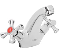 Смеситель для раковины RAIN Нефрит, шпилька, латунь, кран-буксы 1/2 561-272