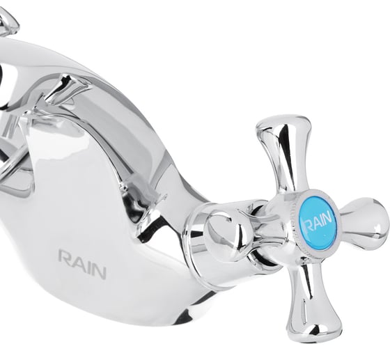 Смеситель для раковины RAIN Нефрит, шпилька, латунь, кран-буксы 1/2 561-272