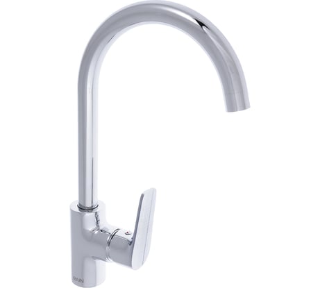 Смеситель для кухни RAIN Лазурит высокий, картридж 35 мм, гайка, латунь 561-243